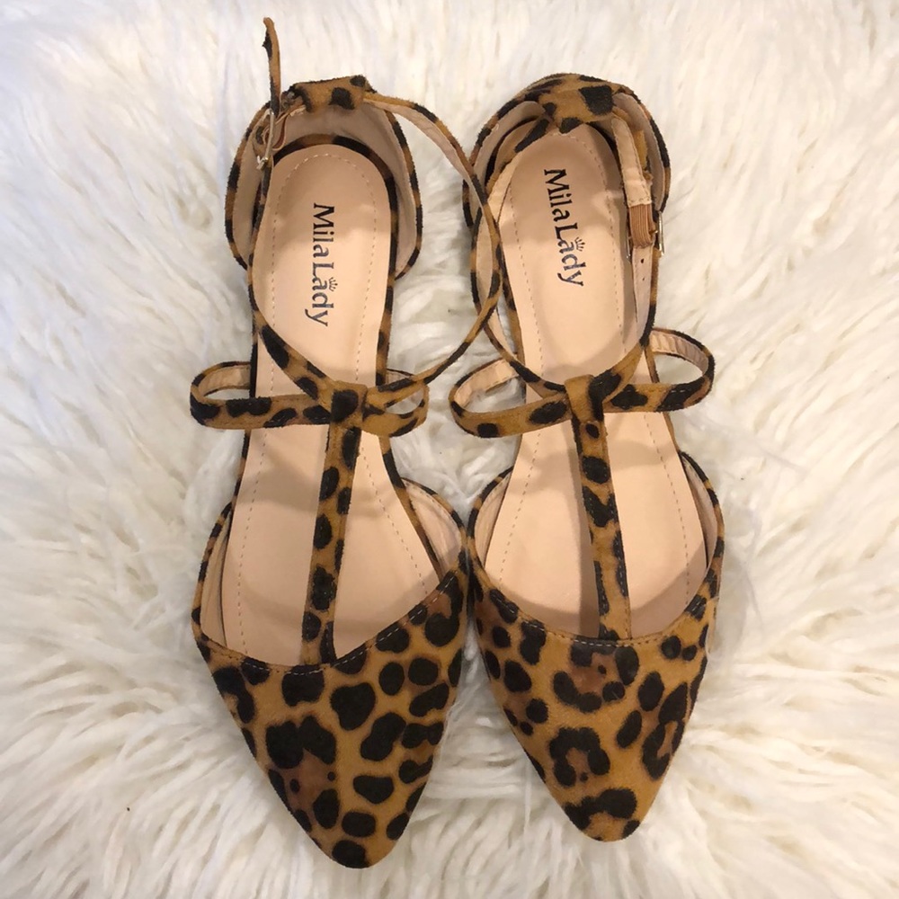 MilaLady Leopard Flats